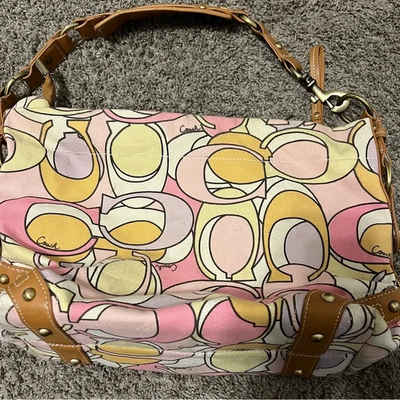Coach pastel purse shop